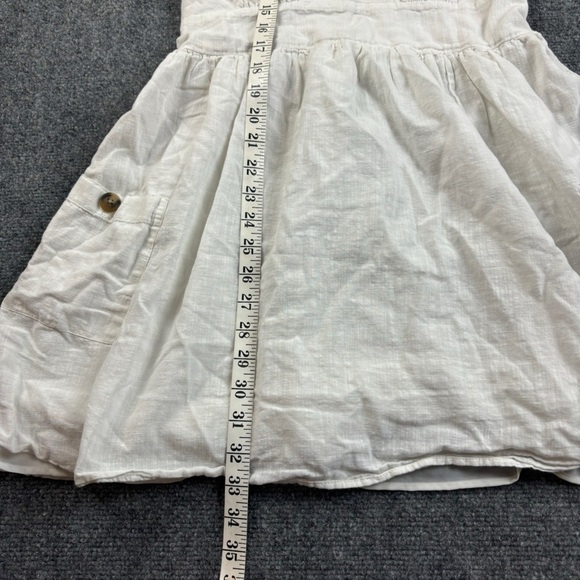 AMERICAN EAGLE Women’s Halter White Midi Summer Dress with Pockets size: Medium - Picture 10 of 10